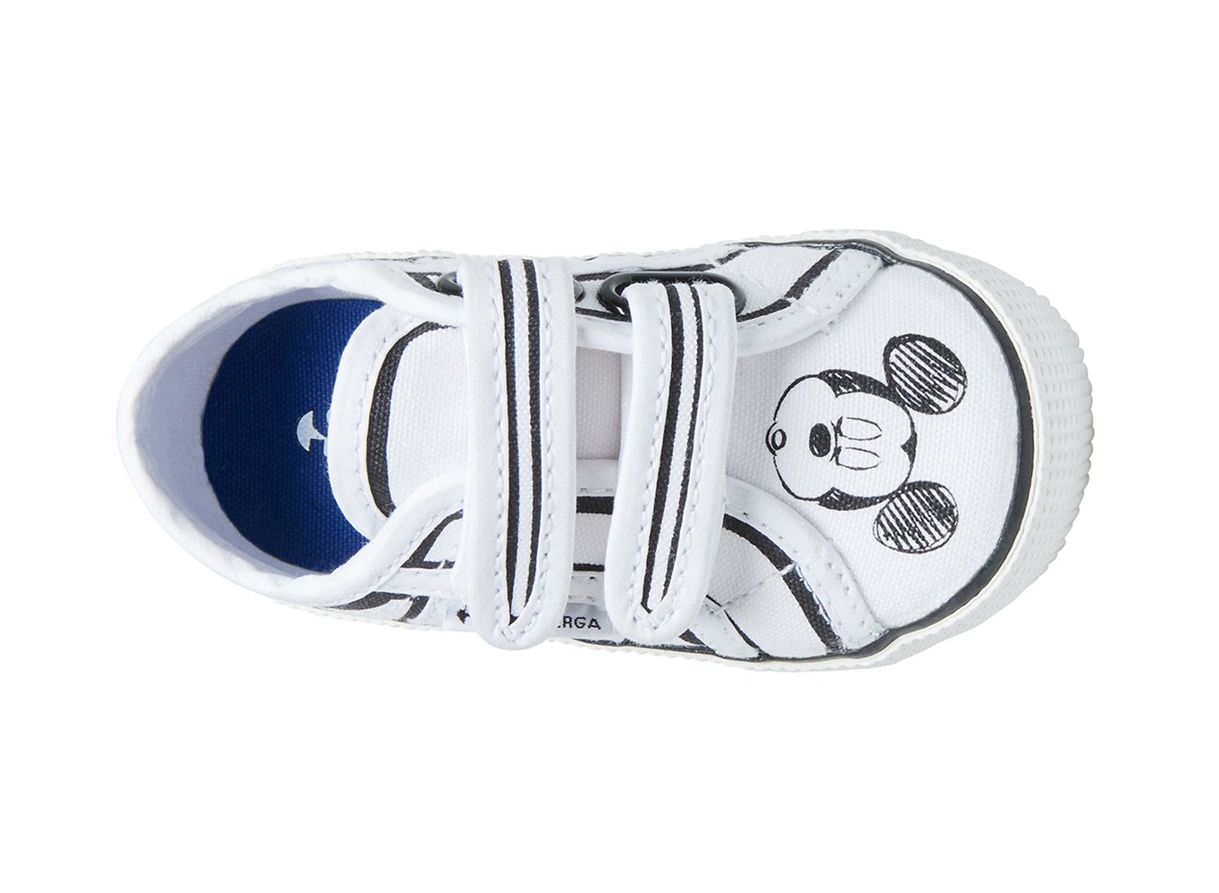 Tenis Infantil Branco/Azuis - Superga 2750 Wakemeupstrapcotj - CUPRD-0437